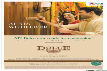 ATS Dolce is now ready for possession in Greater Noida